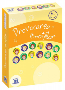 Provocarea emotiilor - contine 2 table magnetice, 48 de jetoane magnetice cu emotii ?i o c?rticic? cu instruc?iuni