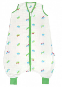 Sac de dormit cu picioruse Boys din muselina 12-18 luni 0.5 Tog