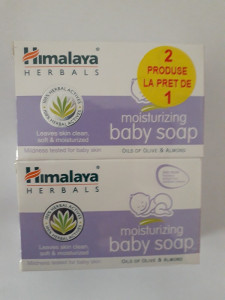 Săpun pentru bebe Himalaya,75 gr, 1+1 gratis