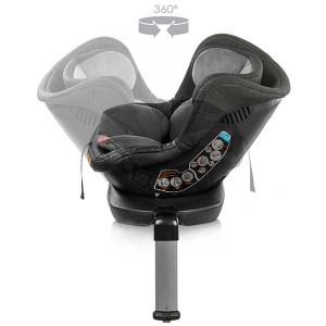 Scaun auto Chipolino Toledo 0-18kg frappe cu sistem Isofix si sezut rotativ