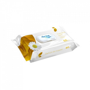 Servetele Umede Spring Line Baby Diverse Arome 60 buc Cu Capac