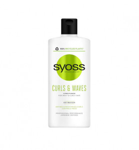 Balsam Syoss Curls&Waves pentru par ondulat, 440 ml