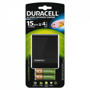Duracell incarcator CEF27+Duracell acumulatori AAK2 1300mAh+Duracell acumulatori AAAK2 750mAh