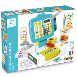 Jucarie Casa de marcat Mini Shop albastru cu accesorii