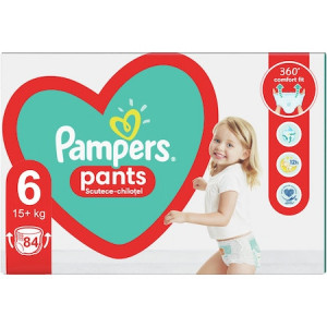 Scutece-chilotel Pampers Pants Mega Box Marimea 6, 15+ kg, 84 buc
