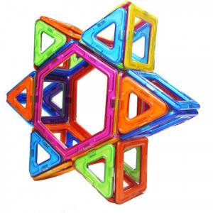 MAGPLAYER Set de constructie magnetic - 66 piese