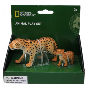 National Geographic Set 2 figurine - Leopardul si puiul NTS01008