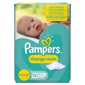 Paturici absorbante Pampers 60x60 cm 12buc