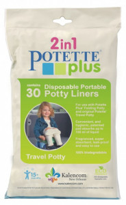 Pungi biodegradabile de unica folosinta pentru olita portabila Potette Plus - 30 buc/set