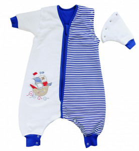 Sac de dormit cu picioruse si maneca lunga detasabila Pirate 12-18 luni 2.5 Tog