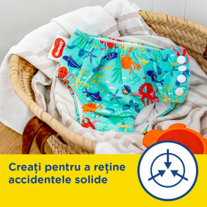 Scutec-chilotel pentru baie refolosibil, Huggies, nr 5-6, 13+ kg, 1 buc, UnderSea