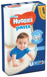 Scutece-chilotel Huggies Jumbo Pack, Nr.3, Baieti, 6-11 kg, 44 buc