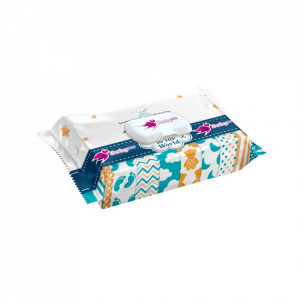 Servetele Umede Baby Fin 72 buc Diverse Modele Cu Capac