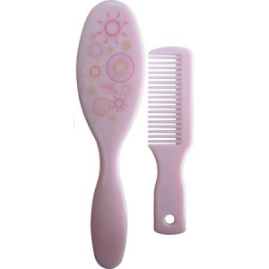 Set perie si pieptene pentru copii Primii Pasi