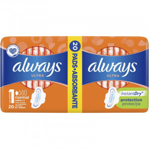Absorbante Always Ultra Normal Plus Duo, 20 buc