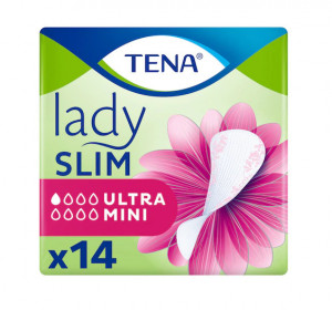 Absorbante pentru incontinenta urinara Tena Lady Slim Ultra Mini, 14 buc