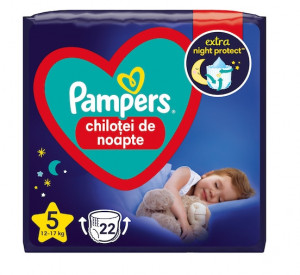 Chilotei de noapte Pampers NightPants Nr.5, 12-17 kg, 22buc