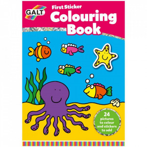 Galt Early Activities: Prima carte de colorat cu abtibilduri