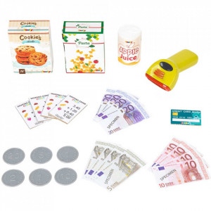 Jucarie Casa de marcat Mini Shop albastru cu accesorii