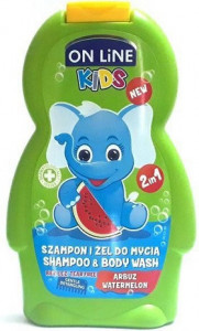 ON LINE KIDS Shampoo/Body Wash Watermelon 250 ml