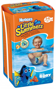 Scutece-chilotel pentru apa Huggies Little Swimmers 5-6, 12-18 kg, 11 buc