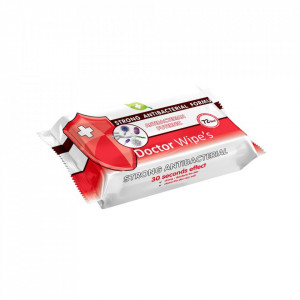 Servetele Umede Antibacteriene Doctor Wipes 72 buc