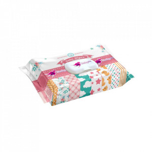 Servetele Umede Baby Fin 72 buc Diverse Modele Cu Capac