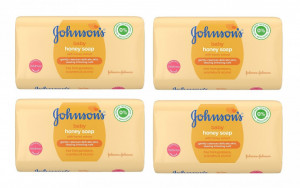 Set 4 x sapun miere Johnsons Baby, 100g