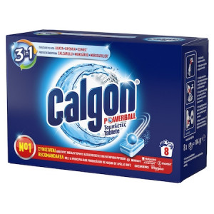 Tablete anticalcar 3in1 Calgon Powerball 8 bucati