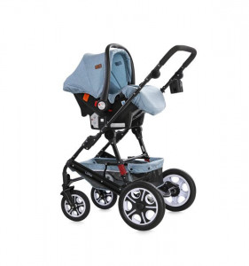 Carucior Lora, 3 in 1, Lorelli, Blue