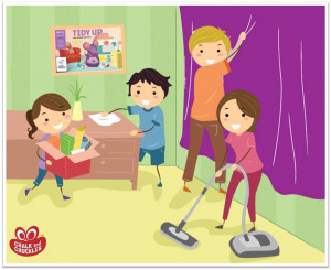 Joc Tidy up - Chalk and Chuckles
