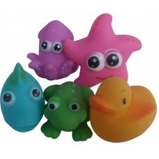 Jucarii baie Primii Pasi, flotante, forma animale- 5buc