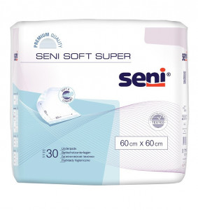 Aleze igienice Seni Soft Super, 60x60 cm, 30buc