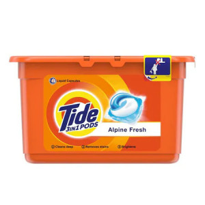 Detergent Tide All in 1 Pods, Alpine Fresh, 12 capsule