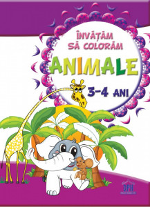 Invatam sa coloram animale - 3-4 ani