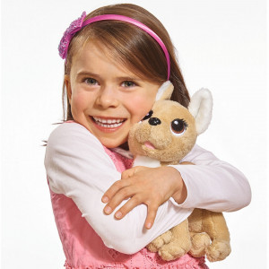 Jucarie de plus Catel Chi Chi Love Puppy 20 cm cu geanta