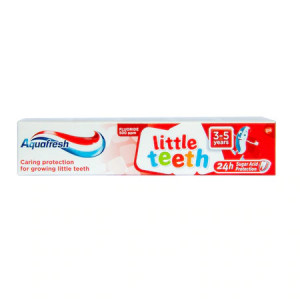 Pasta de dinti Aquafresh Little Teeth, 3-5 ani, 50 ml