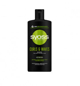 Sampon Syoss Curls&Waves pentru par ondulat, 440 ml