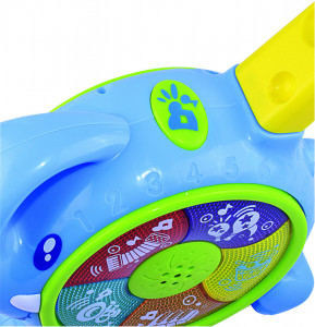 Little Learner Jucarie de impins 2 in 1 - Elefantel