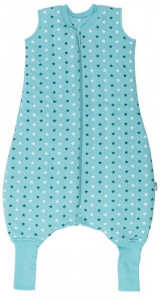 Sac de dormit cu picioruse si talpa antiderapanta Teal Stars 2-3 ani 2.5 Tog