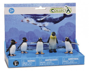 Set 5 figurine Pinguini - Collecta