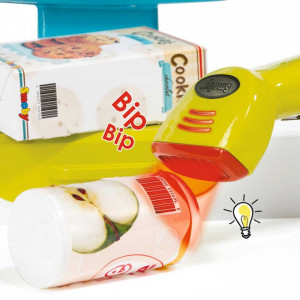 Jucarie Casa de marcat Mini Shop albastru cu accesorii