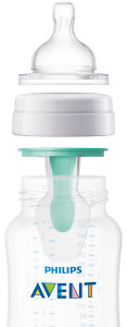 Philips-Avent Biberon 260ml cu dispozitiv anticolici AirFree™,Tetină cu debit lent