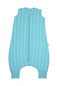Sac de dormit cu picioruse Teal Stars 2-3 ani 3.5 Tog