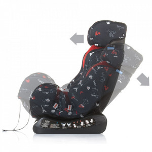 Scaun auto Chipolino Trax Neo 0-25 kg, grey granite