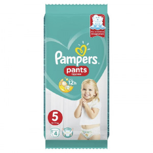 Scutece chilotel Pampers Pants Nr.5, 4 buc
