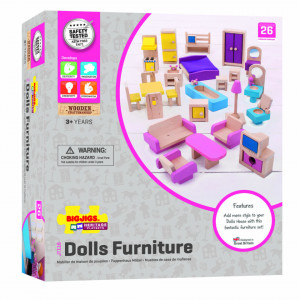 BigJigs Mobilier pentru casuta papusii