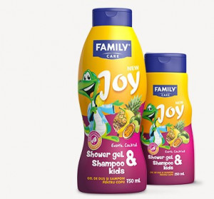 FAMILY Joy 2 IN 1 Sampoo & Shower Gel Kids Exotic 750 ml