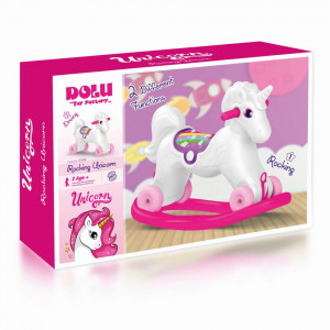 Jucarie 2 in1 - Unicorn balansoar - Dolu