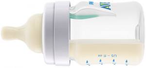 Philips-Avent Pachet 2 Biberoane 125ml cu dispozitiv anticolici AirFree™, Tetină cu debit pentru nou-născut